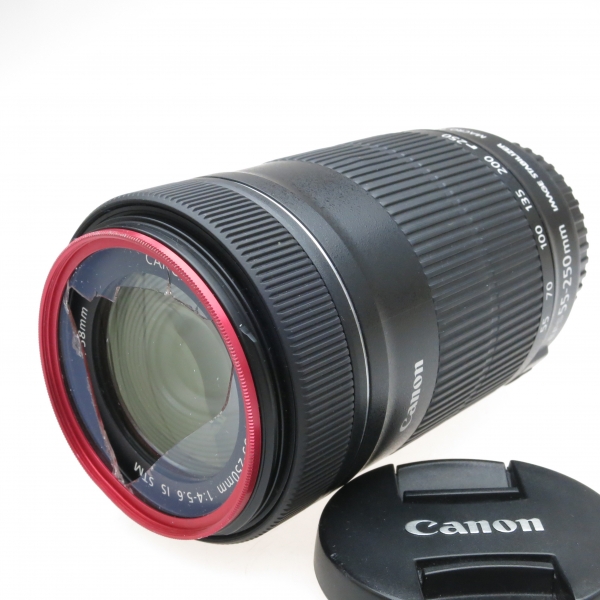 【決まりました！】【要修理】Canon　EFS55-250mm 望遠レンズ Canon EF-S 55-250mm f/4-5.6 IS STM Telephoto Zoom Lens for SLR